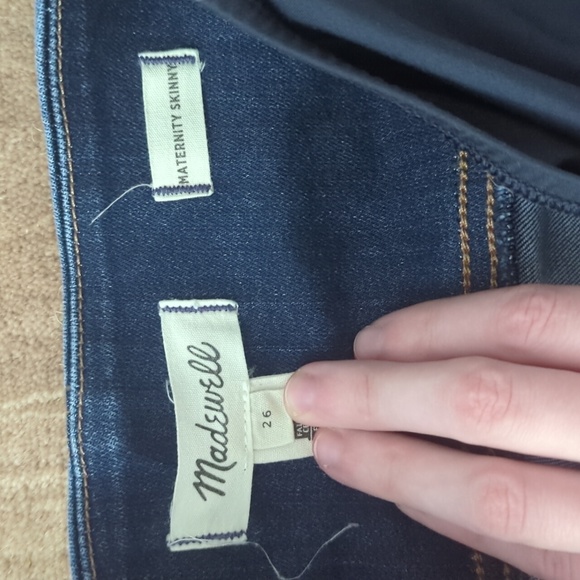 Madewell Size 26 Maternity Skinny Jeans - Picture 6 of 8